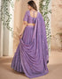 sleek purple faux georgette traditional wear heavy lehenga choli collection with purple faux georgette of-13717-acy4432 Close-up View